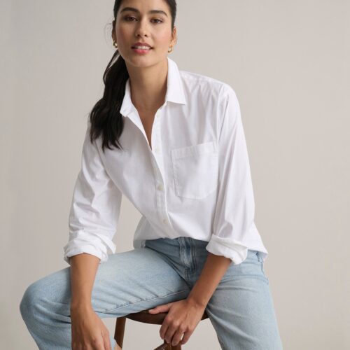 Stretch Cotton Relaxed Melanie Shirt