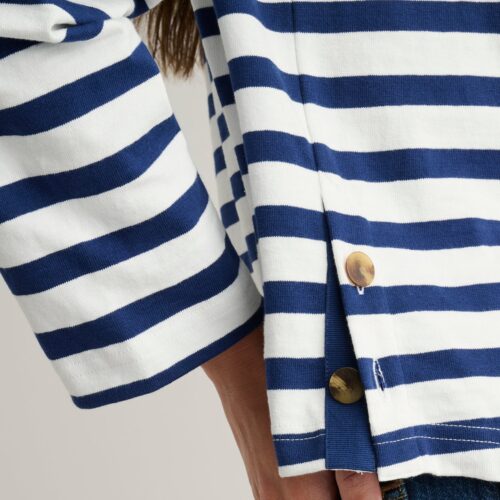 Cotton Jersey Mille Stripe Tee