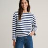 Cotton Jersey Mille Stripe Tee