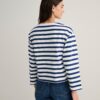 Cotton Jersey Mille Stripe Tee