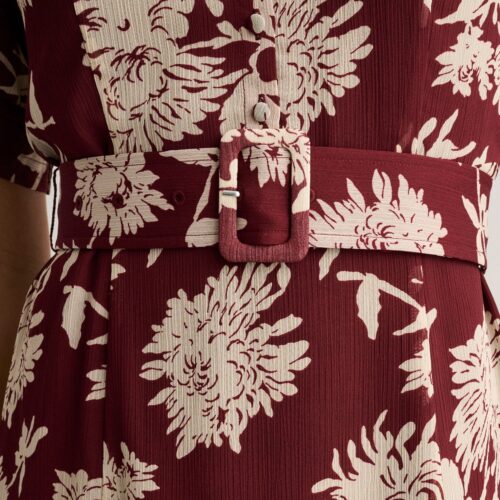 Floral Necktie Nadine Dress