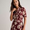 Floral Necktie Nadine Dress
