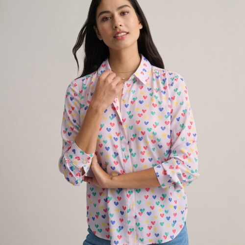 Printed Hearts Natalie Shirt