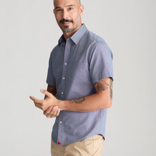 Wrinkle-Free Short-Sleeve Petrus Shirt