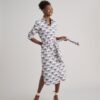 Stretch Cotton Midi Peyton Shirtdress