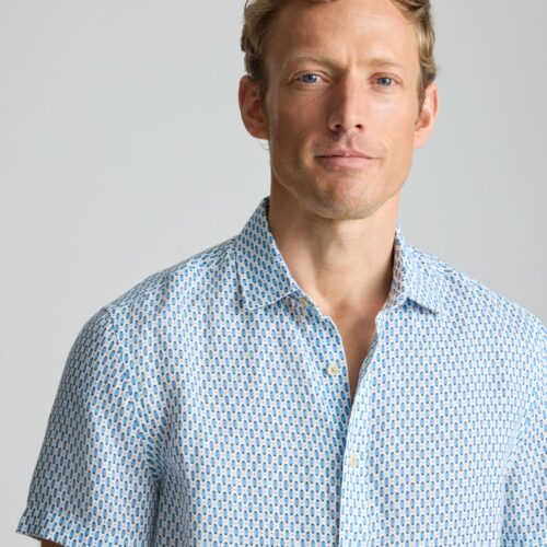 Linen Short-Sleeve Redcroft Shirt
