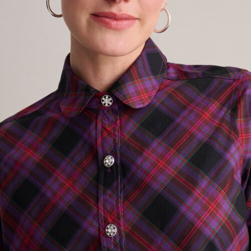 Cotton Plaid Reese Shirt Dress