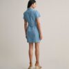 Denim Short-Sleeve Renee Shirtdress
