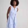 Seersucker Tiered Roxanna Dress