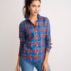 Cotton Plaid Sadie Shirt