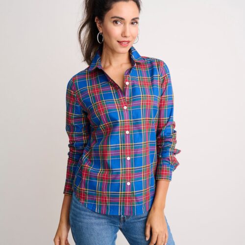 Cotton Plaid Sadie Shirt