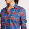 Cotton Plaid Sadie Shirt