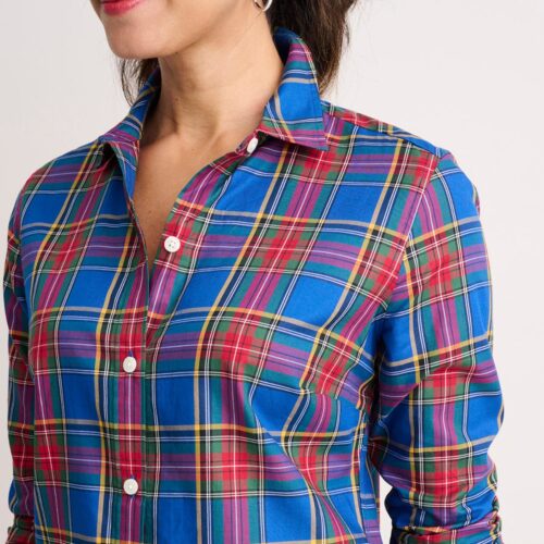 Cotton Plaid Sadie Shirt