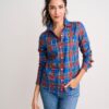 Cotton Plaid Sadie Shirt