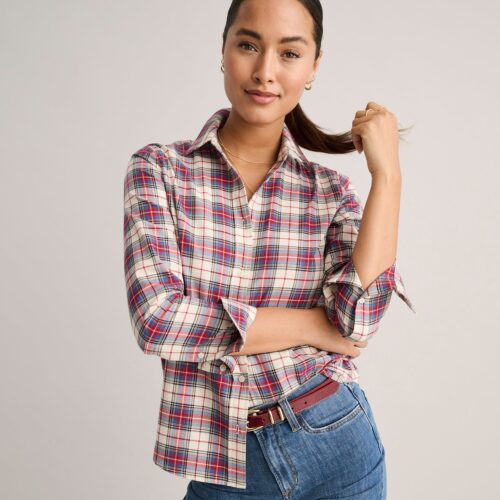 Cotton Plaid Sadie Shirt - FINAL SALE