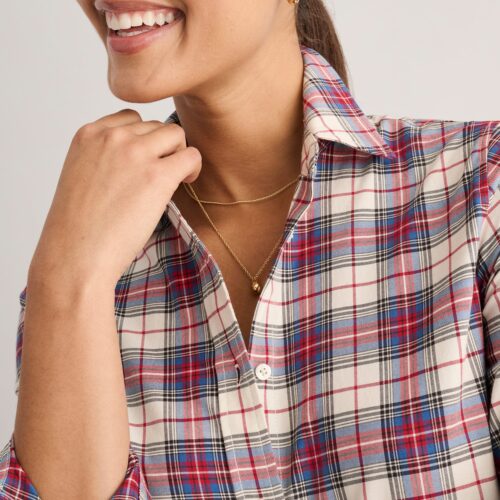 Cotton Plaid Sadie Shirt - FINAL SALE