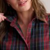 Cotton Plaid Sadie Shirt