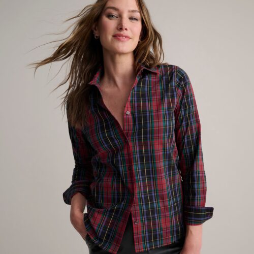Cotton Plaid Sadie Shirt