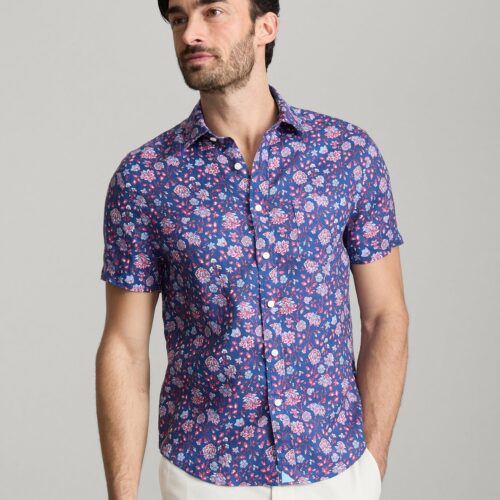 Linen Short-Sleeve Scott Shirt - FINAL SALE