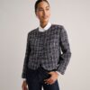 Tweed Cropped Shay Jacket