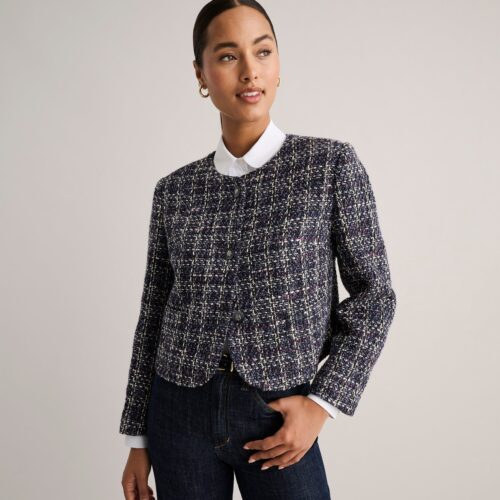 Tweed Cropped Shay Jacket