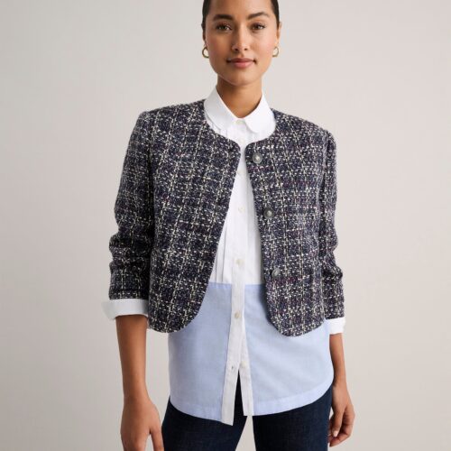 Tweed Cropped Shay Jacket
