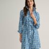 Stretch Poplin Taylor Shirtdress