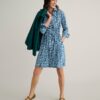 Stretch Poplin Taylor Shirtdress