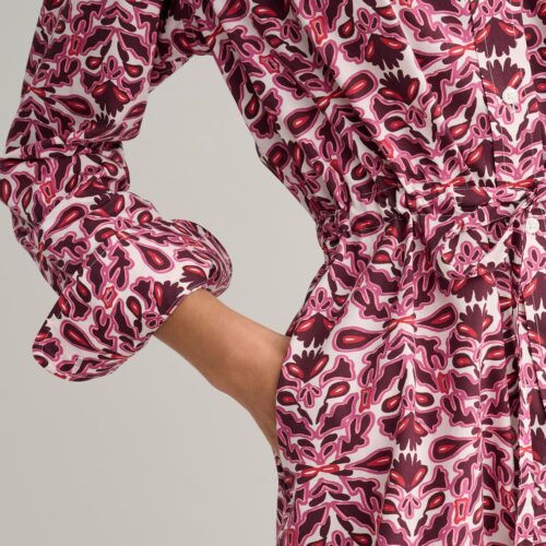 Stretch Poplin Taylor Shirtdress