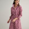Stretch Poplin Taylor Shirtdress