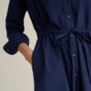 Stretch Poplin Taylor Shirtdress