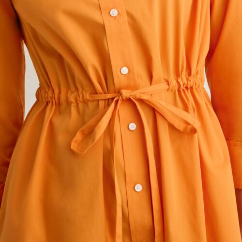 Stretch Poplin Taylor Shirtdress