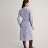 Stretch Cotton Striped Tess Shirt Dress