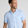 Linen Short-Sleeve Turner Shirt