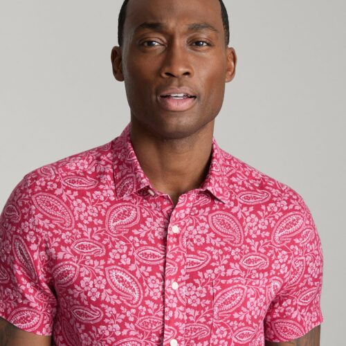 Linen Short-Sleeve Turner Shirt - FINAL SALE