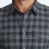 Wrinkle-Free Flannel Vigouroux Shirt - FINAL SALE