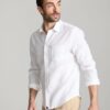 Wrinkle-Resistant Linen Vin Santo Shirt