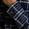 Plaid Herringbone Overshirt