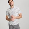 Stretch Cotton Short-Sleeve Wright Shirt - FINAL S